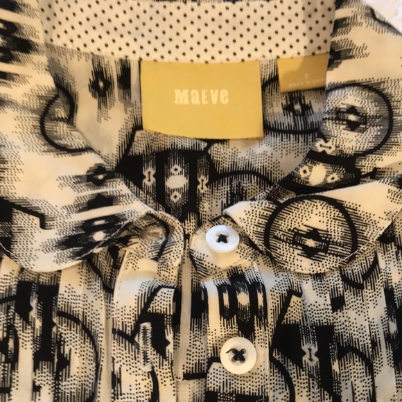 Maeve Bicycle Button down size 0 - Picture 2 of 5